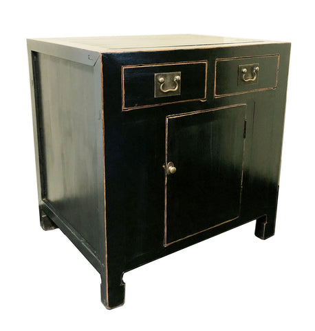 Antique Chinese Ming Sideboard Black Lacquer (3470), Circa 1800-1849