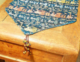 Custom-Made in USA, Art Silk Table or Bed Runner (6008)
