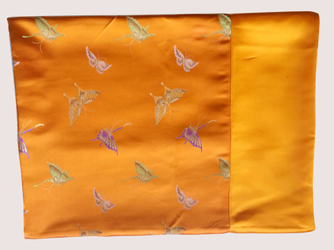 Custom-Made in USA, Art Silk Throw or Bed Scarf, (6103) Multi-Color