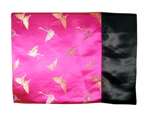 Custom-Made in USA, Art Silk Throw or Bed Scarf, (6105) Multi-Color