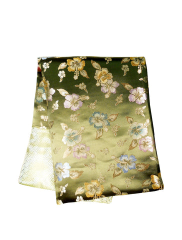 Custom-Made in USA, Art Silk Throw or Bed Scarf (6120), Multi-Color