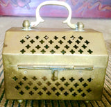 Vintage Copper Potpourri Box (7014)