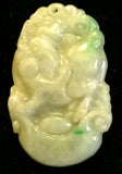 Natural Green Jade Tablet/Pendant (7106)