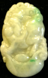 Natural Green Jade Tablet/Pendant (7106)