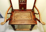 Antique Chinese High Back Arm Chair (2833), Circa 1800-1849