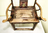 Antique Chinese High Back Arm Chairs (3370) (Pair), Circa 1800-1849