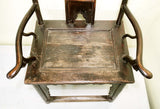 Antique Chinese High Back Arm Chairs (3393) (Pair), Circa 1800-1849