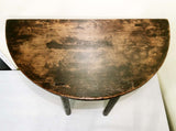 Antique Chinese Ming Half Moon Table (3397), Circa 1800-1849