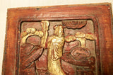 Antique Chinese Wood Panel Carving, Cunninghamia Wood, (3449), Circa 1800-1849