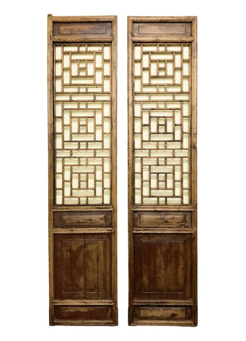 Antique Chinese Screen Panels (3531)(Temple Door), Cunninghamia Wood, 1800-1849