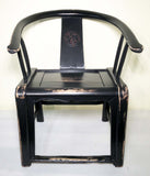 Antique Chinese High Back Arm Chairs (5892)(Pair), Circa 1800-1849