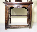 Antique Chinese Ming Arm Chair (3561), Cypress/Elm, Circa 1800-1849