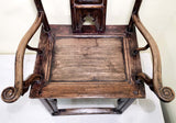 Antique Chinese Ming Arm Chair (3561), Cypress/Elm, Circa 1800-1849