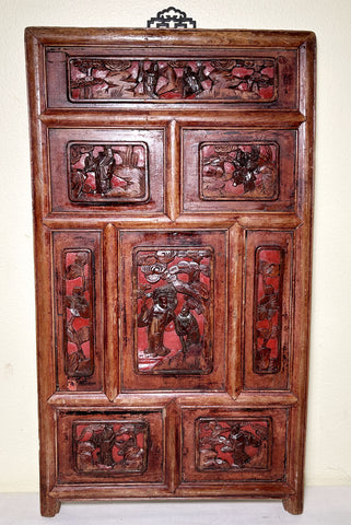 Antique Chinese Gold Gilt Temple Carved Panel (3624), Circa 1800-1849