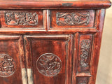 Antique Chinese Carved Cabinet (3708), Circa 1800-1849