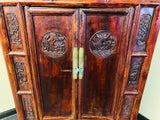Antique Chinese Carved Cabinet (3708), Circa 1800-1849