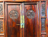 Antique Chinese Carved Cabinet (3708), Circa 1800-1849
