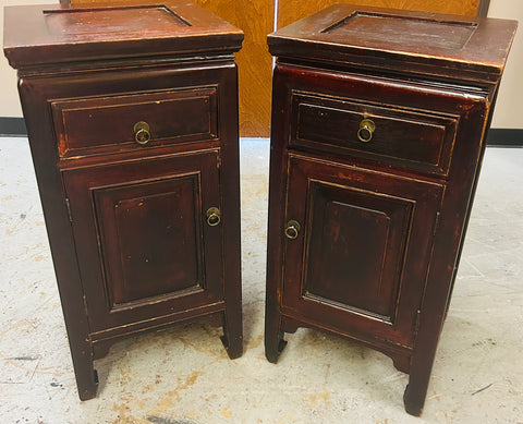 Antique Chinese Tea Tables/End Tables (3723) (Pair), Circa 1800-1849