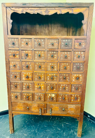 Antique Chinese Apothecary Cabinet (3728), Circa 1800-1849