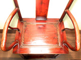 Antique Chinese Ming Arm Chairs (5882) (Pair), Cypress/Elm Wood, Circa 1800-1849