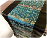 Custom-Made in USA, Art Silk Table or Bed Runner (6029)