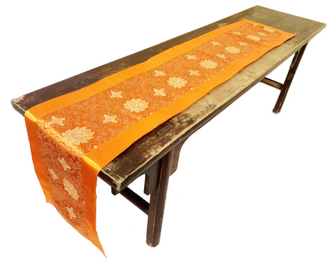 Custom-Made in USA, Art Silk Table or Bed Runner (6040)
