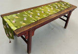 Custom-Made in USA, Art Silk Table or Bed Runner (6048)