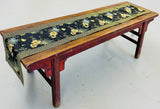 Custom-Made in USA, Art Silk Table or Bed Runner (6049)