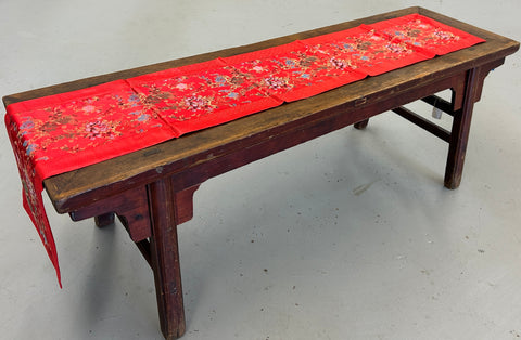 Custom-Made in USA, Art Silk Table or Bed Runner (6050)