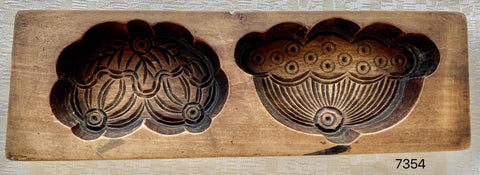 Antique Hand Carved Wooden Candy/Cookie/Cake Mold (7354), Circa Late of 1800