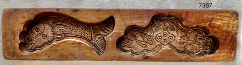 Antique Hand Carved Wooden Candy/Cookie/Cake Mold (7367), Circa Late of 1800