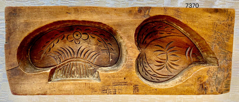 Antique Hand Carved Wooden Candy/Cookie/Cake Mold (7370), Circa Late of 1800