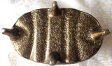 Vintage Silver-Plated Embossed Jewelry /Trinket Box (8137), Made in Japan