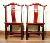 Antique Chinese High Back Chairs (5473) (Pair), Circa 1800-1849