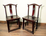 Antique Chinese High Back Chairs (Pair) (5427), Circa 1800-1849