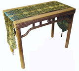 Custom-Made in USA, Art Silk Table or Bed Runner, Multi Color