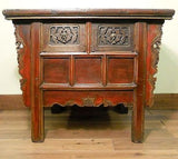 Antique Chinese "Butterfly" Coffer (5191),  Cunninghamia/Elm Wood, Circa 1800-1849