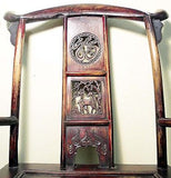 Antique Chinese Arm Chairs (5085) (Pair), High Back, Circa 1800-1949