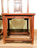 Antique Chinese Ming Chairs (5435) (Pair), Zelkova Wood, Circa 1800-1949