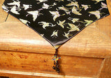 Custom-Made in USA, Art Silk Table or Bed Runner, Multi Color