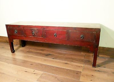 Antique Chinese Ming Cabinet/Coffee Table (5238), Cypress Wood, Circa 1800-1849