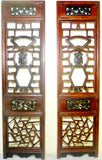 Antique Chinese Screen Panels (2706)(Pair) Cunninghamia Wood, Circa 1800-1849