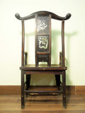 Antique Chinese High Back Arm Chair (5800), Circa 1800-1849