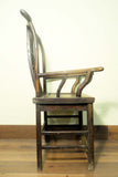 Antique Chinese High Back Arm Chair (5800), Circa 1800-1849