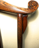 Antique Chinese High Back Arm Chair (5874), Circa 1800-1849