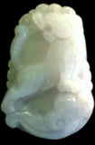 Natural Jadeite White Jade Tablet/Pendant (7100)