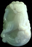 Natural Jadeite White Jade Tablet/Pendant (7100)