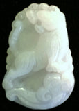 Natural Jadeite White Jade Tablet/Pendant (7100)