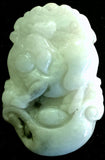 Natural Jadeite White Jade Tablet/Pendant (7104)