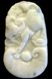 Natural Jadeite White Jade Tablet/Pendant (7105)